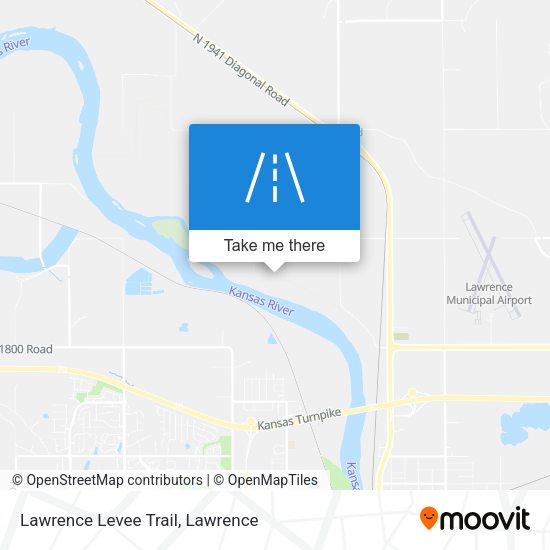 Lawrence Levee Trail map