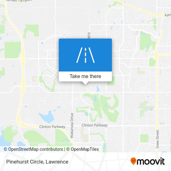 Pinehurst Circle map