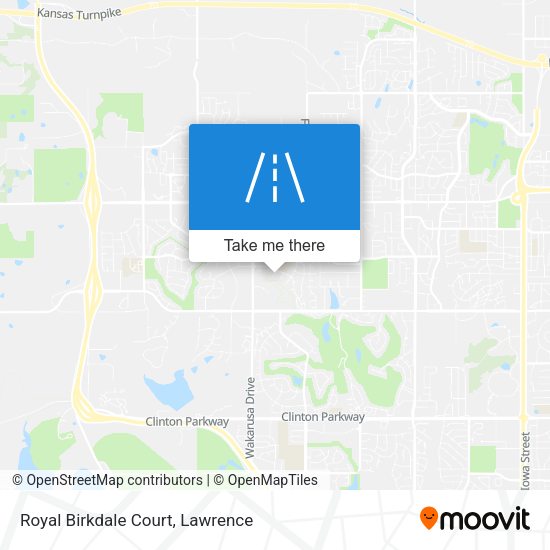 Royal Birkdale Court map