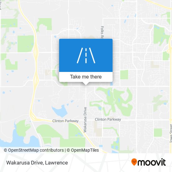 Wakarusa Drive map