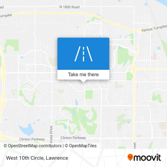 Mapa de West 10th Circle