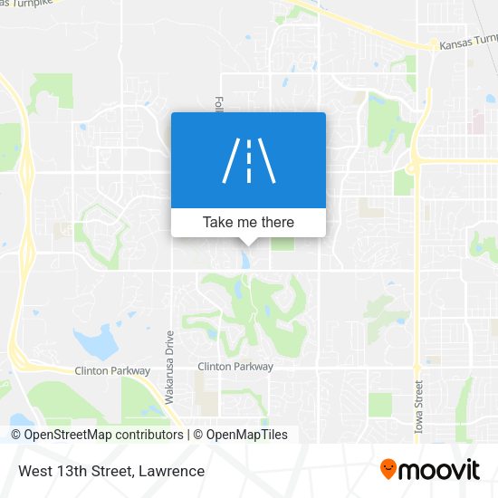 Mapa de West 13th Street