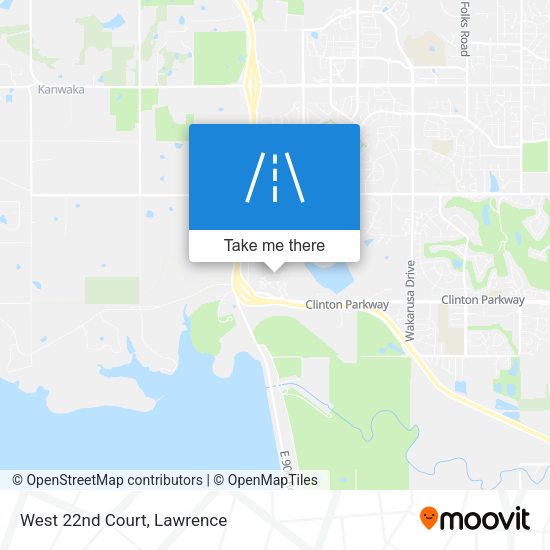 Mapa de West 22nd Court