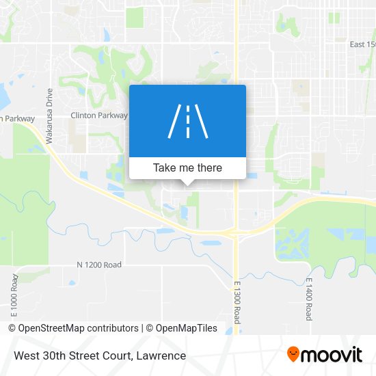 West 30th Street Court map