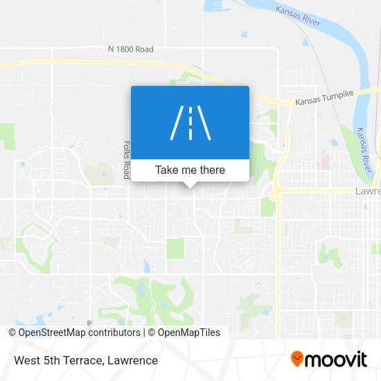 Mapa de West 5th Terrace
