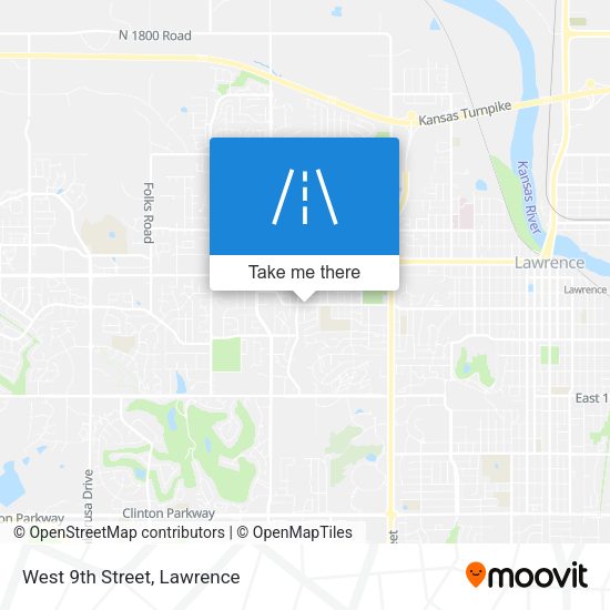 Mapa de West 9th Street