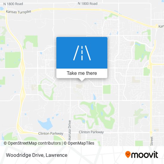 Woodridge Drive map