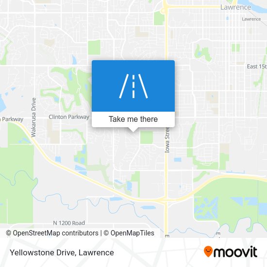 Yellowstone Drive map