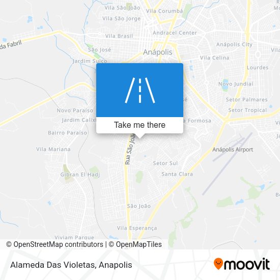 Alameda Das Violetas map