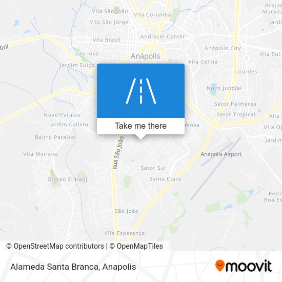Alameda Santa Branca map