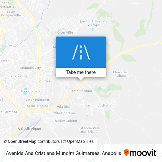 Avenida Ana Cristiana Mundim Guimaraes map