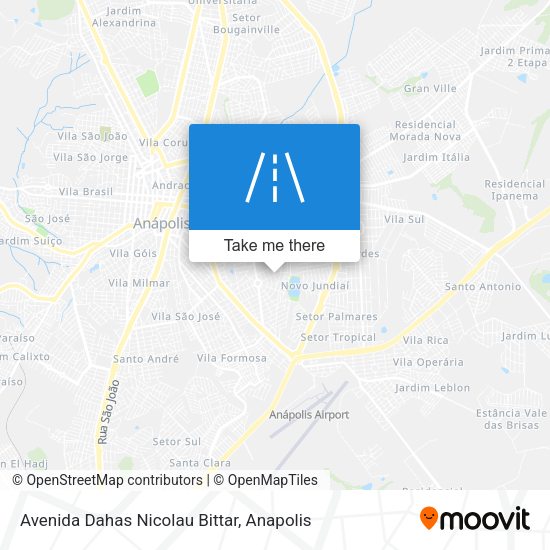 Avenida Dahas Nicolau Bittar map