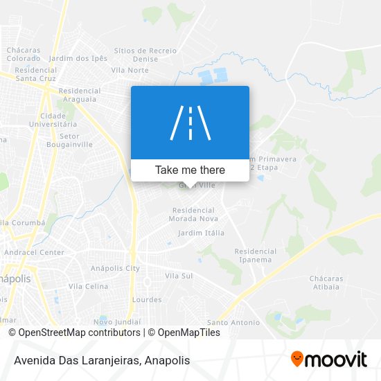 Avenida Das Laranjeiras map