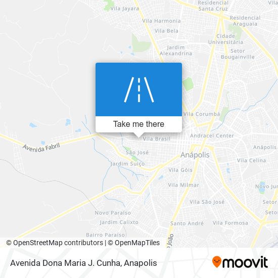 Avenida Dona Maria J. Cunha map