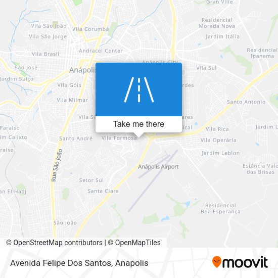 Avenida Felipe Dos Santos map