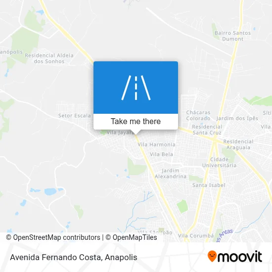 Avenida Fernando Costa map