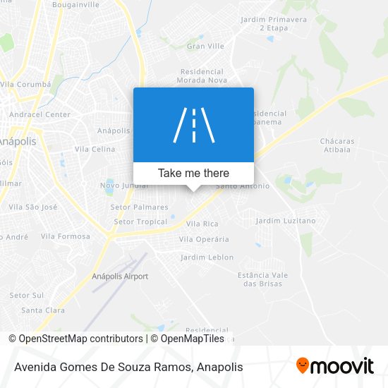 Avenida Gomes De Souza Ramos map