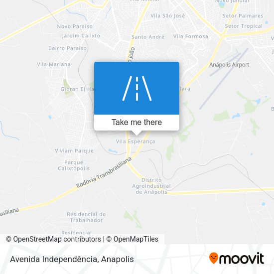 Avenida Independência map