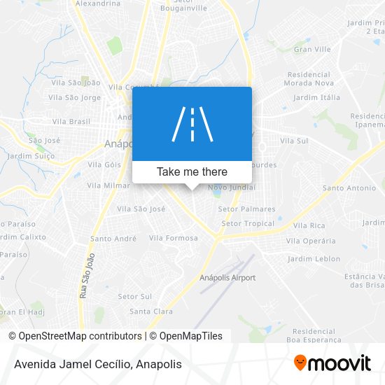 Avenida Jamel Cecílio map