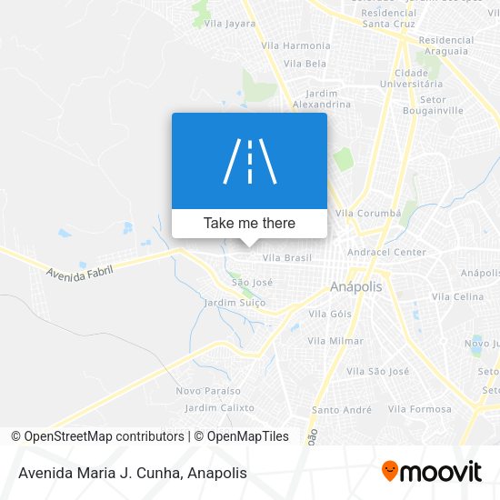 Avenida Maria J. Cunha map