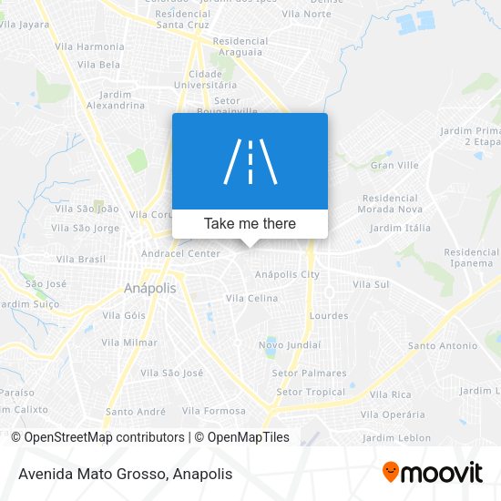 Avenida Mato Grosso map
