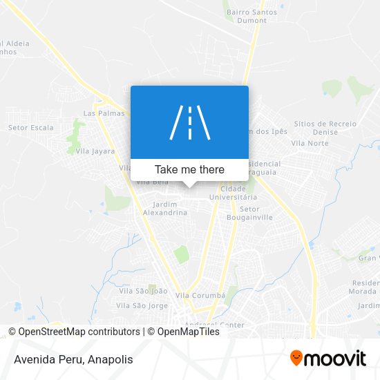 Avenida Peru map