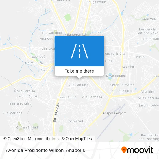 Avenida Presidente Wilson map