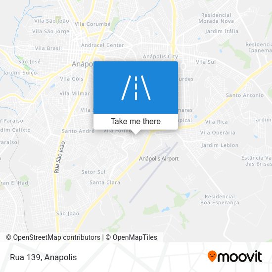 Rua 139 map