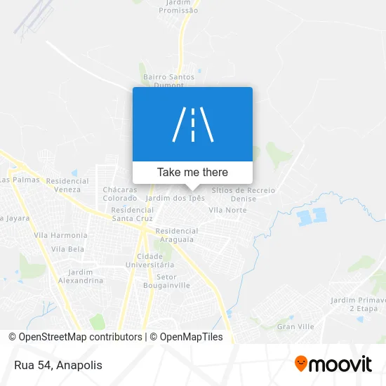 Rua 54 map