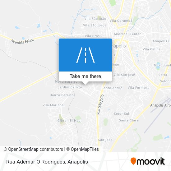 Rua Ademar O Rodrigues map