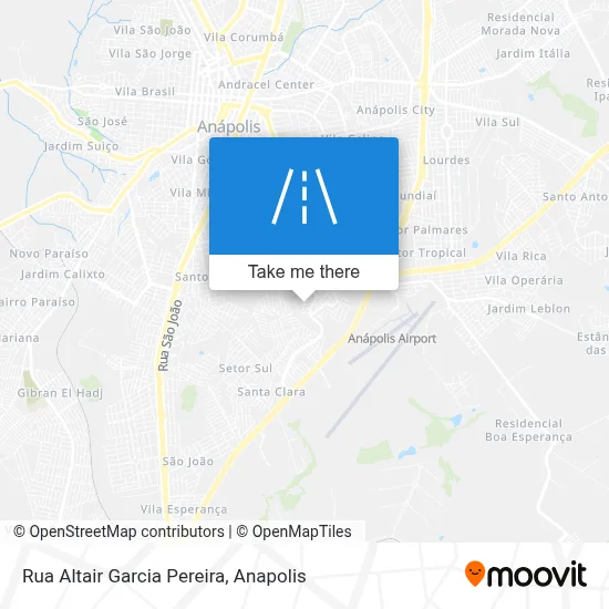 Rua Altair Garcia Pereira map