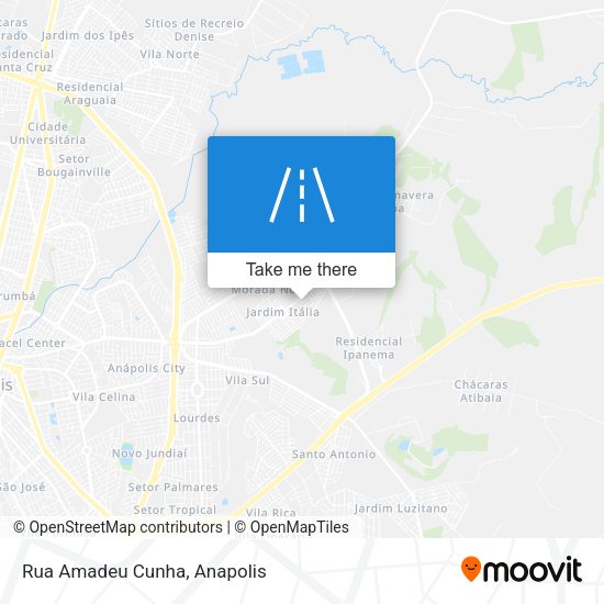 Rua Amadeu Cunha map