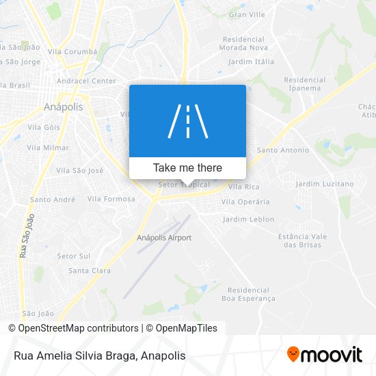 Rua Amelia Silvia Braga map