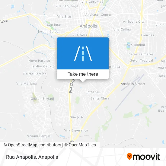 Rua Anapolis map