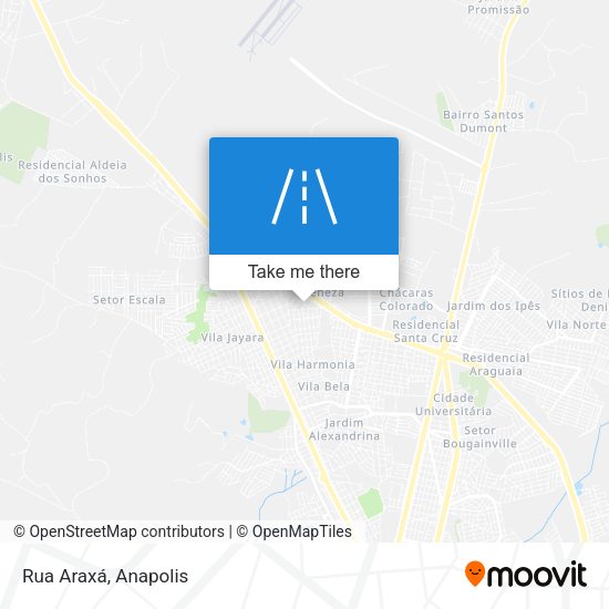 Rua Araxá map