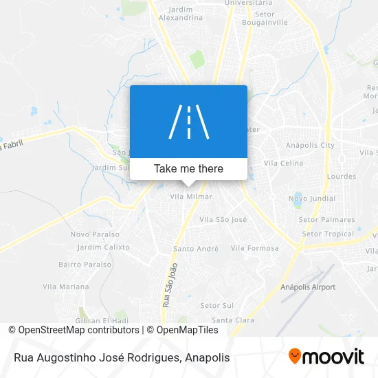 Rua Augostinho José Rodrigues map
