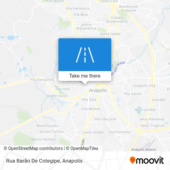 Rua Barão De Cotegipe map