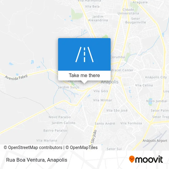 Rua Boa Ventura map