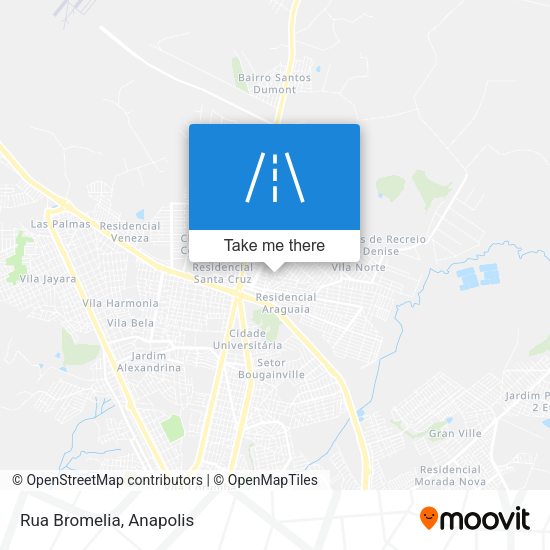 Rua Bromelia map