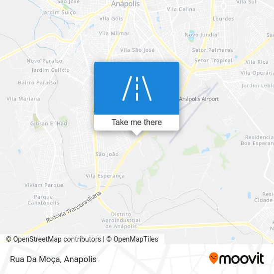Rua Da Moça map