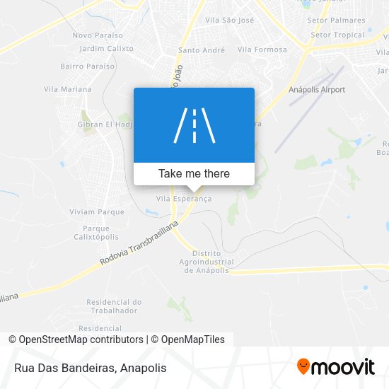 Rua Das Bandeiras map