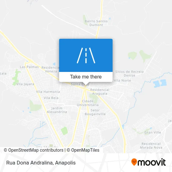 Rua Dona Andralina map