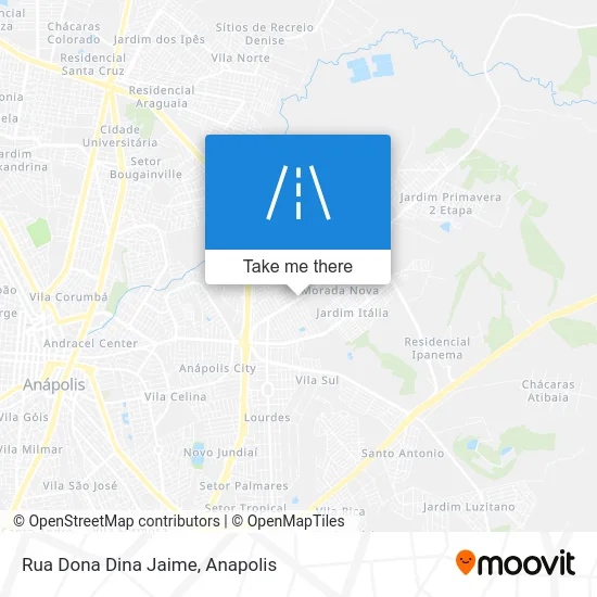 Rua Dona Dina Jaime map
