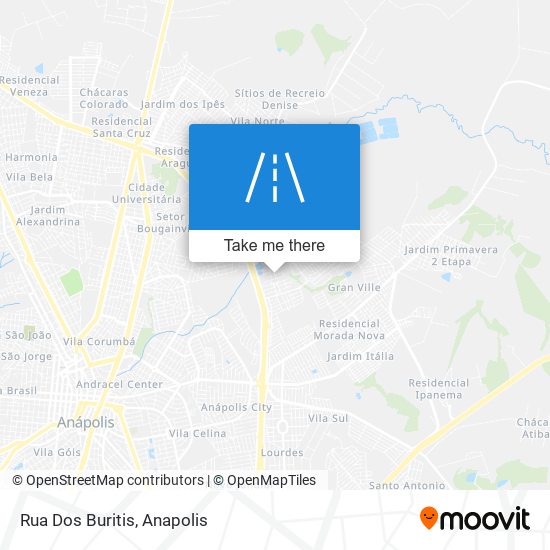 Rua Dos Buritis map