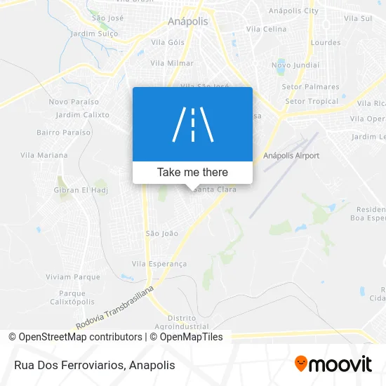 Rua Dos Ferroviarios map