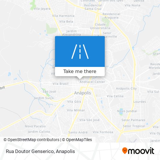 Mapa Rua Doutor Genserico