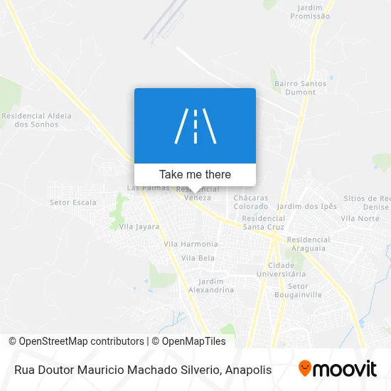 Rua Doutor Mauricio Machado Silverio map