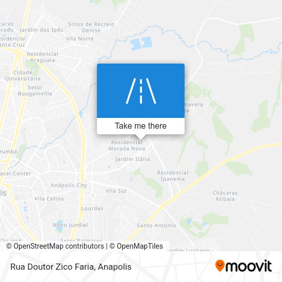 Rua Doutor Zico Faria map
