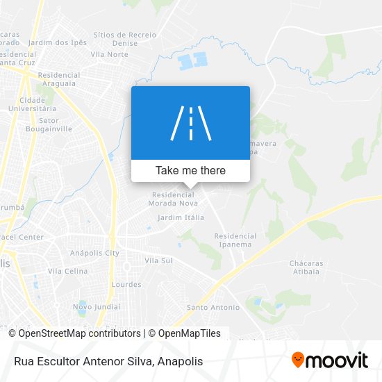 Rua Escultor Antenor Silva map