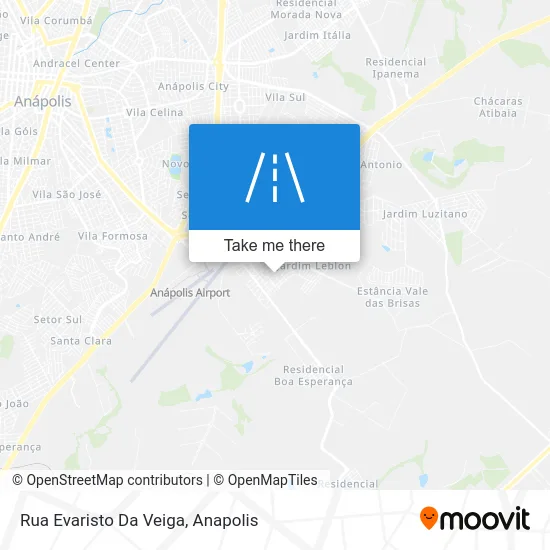 Rua Evaristo Da Veiga map